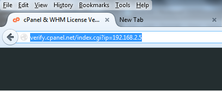 cpanel license check