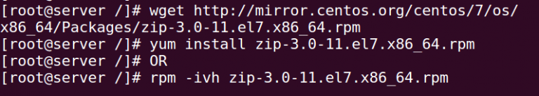 zip-command-not-found-install-zip-command-centos-7