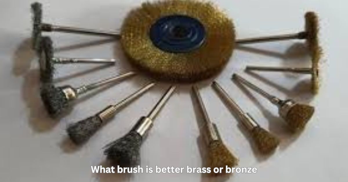 What brush is better brass or bronze